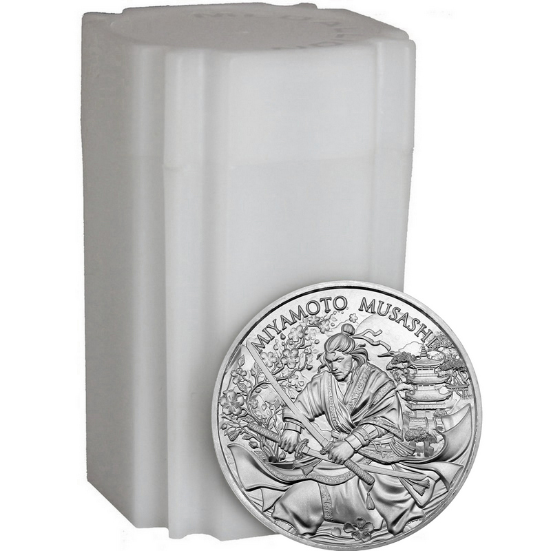 Miyamoto Musashi Legendary Warriors Series 1oz .999 Silver