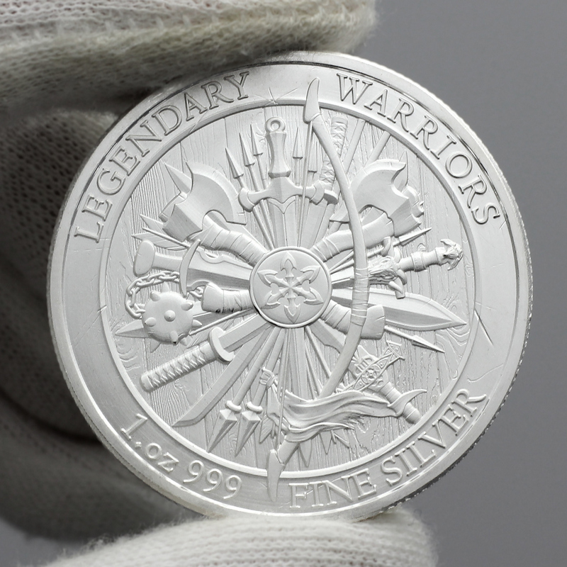 ディアヴォ　レオード　CHAMPION サイン Miyamoto Musashi Legendary Warriors Series 1oz .999 Silver