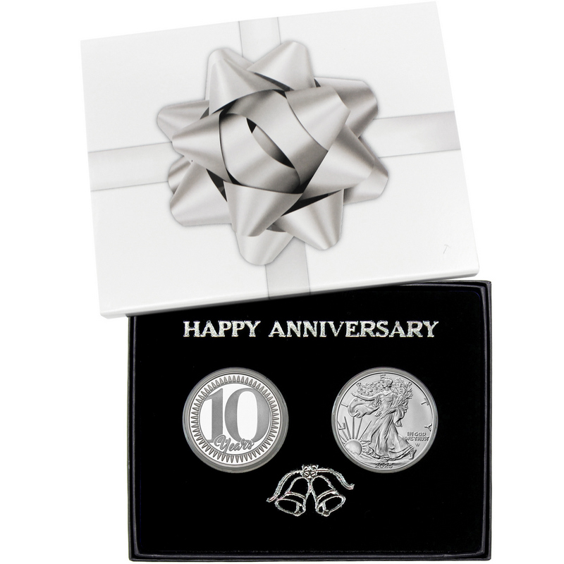 未開封 10th ANNIVERSARY SPECIAL SET 1995-W Silver and Gold Eagle Proof 10th Anniversary Set