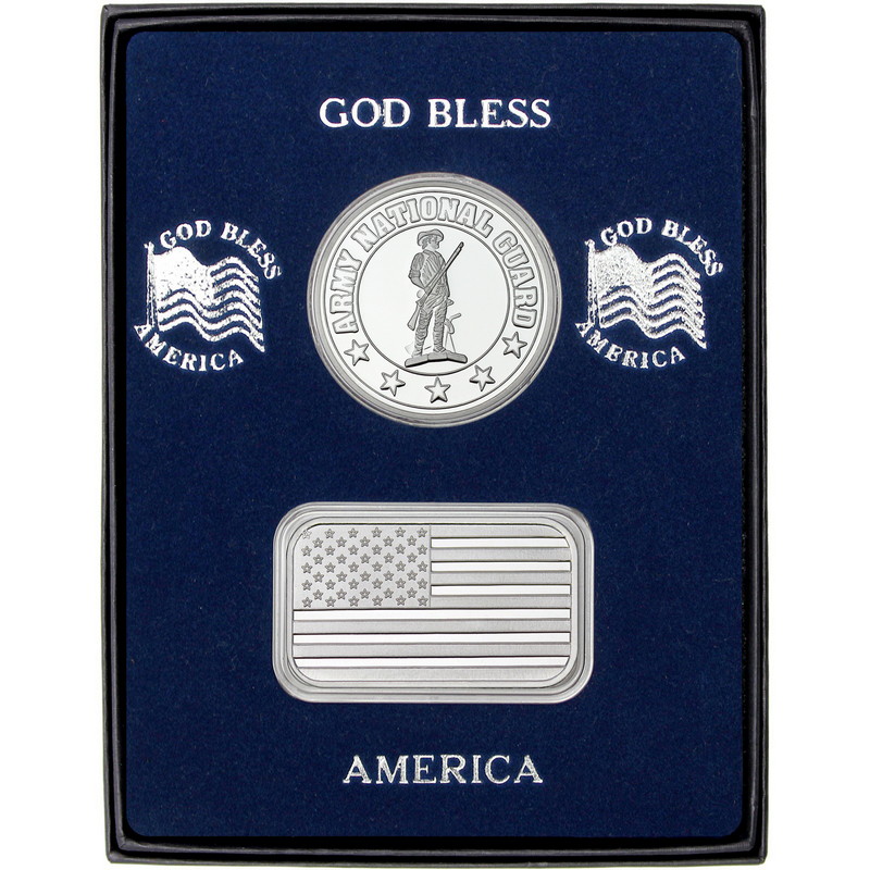 Lot of 10 US Army Special Forces NEW 1 gram .999 Fine silver bullion bar