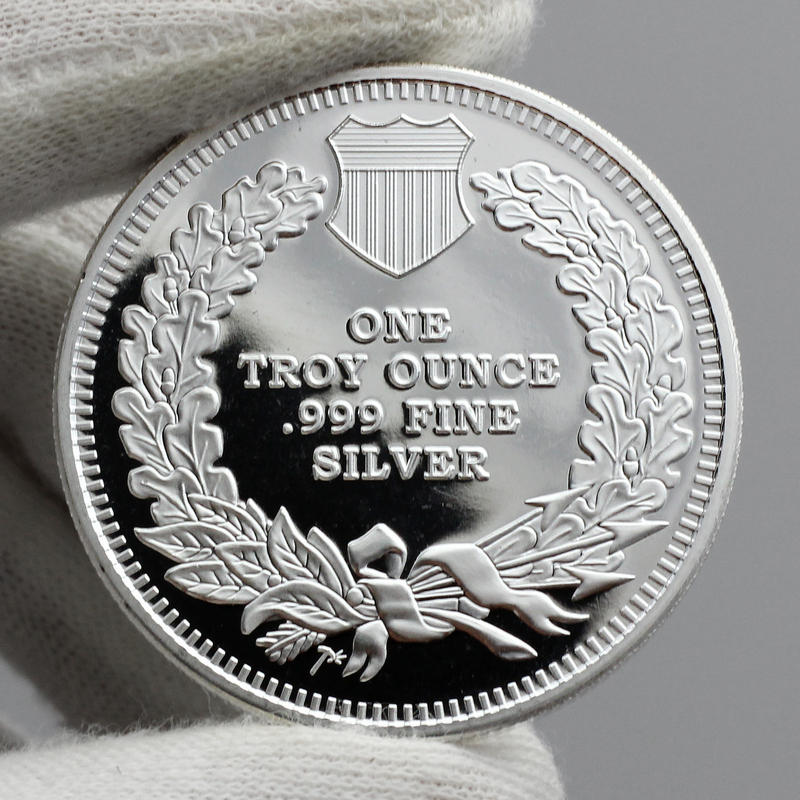 2026 Indian Head Cent Replica 1oz Silver Round 5pc Lot | SilverTowne