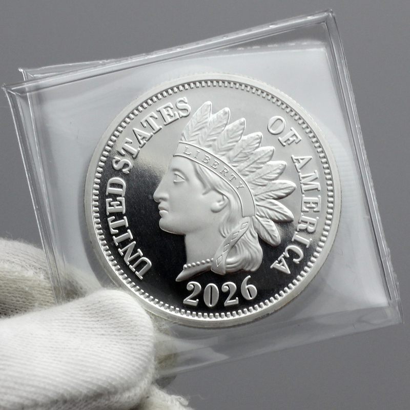 2026 Indian Head Cent Replica 1oz .999 Silver Round 3pc Lot