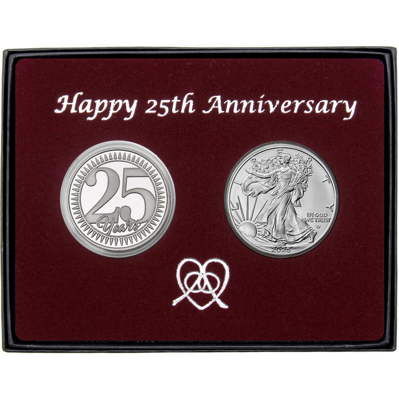 gifts for 25th anniversary to couples