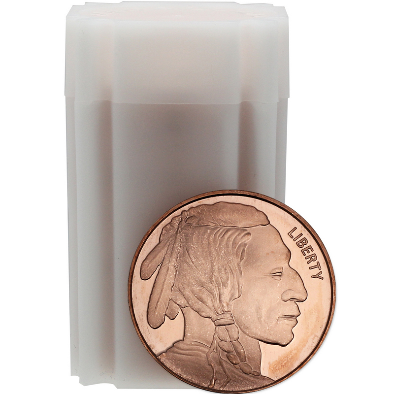 Buffalo Replica 1 AVDP oz .999 Fine Copper Round | SilverTowne