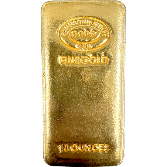 Johnson Matthey 10oz .9999 Gold Bar