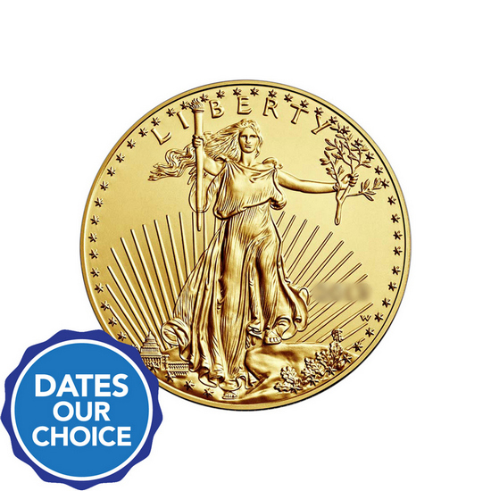 Gold American Eagle Quarter Ounce BU Date Our Choice - Secondary Market