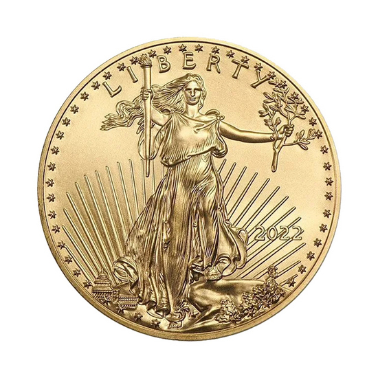 2022 Gold American Eagle Half Ounce BU Gold Coin