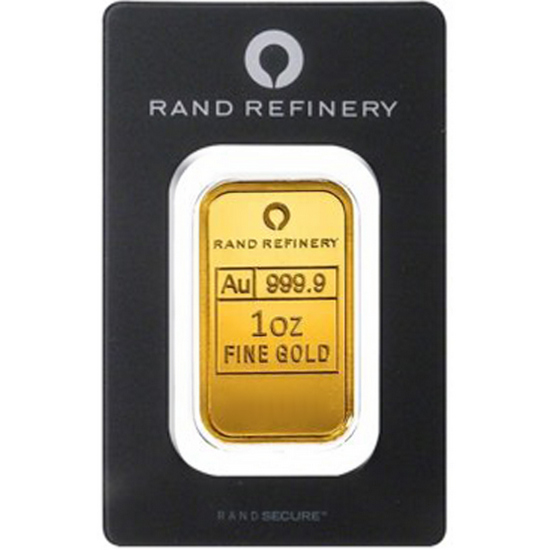 Rand Refinery 1oz Gold Bar