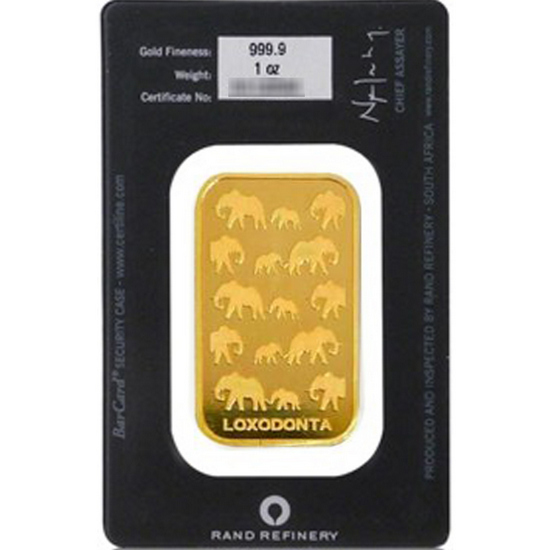 Rand Refinery 1oz Gold Bar Rand Refinery 1oz Gold Bar
