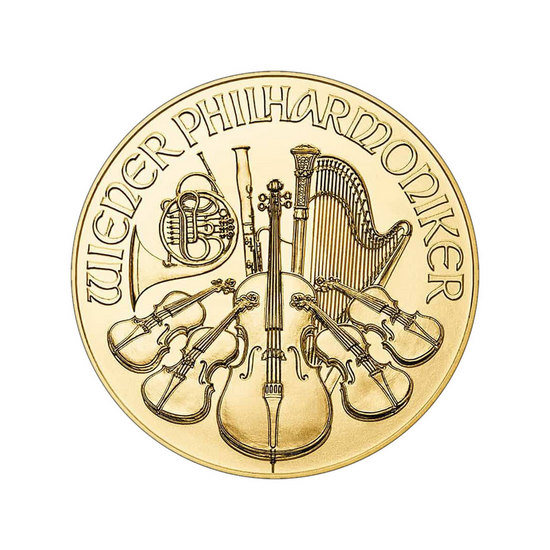 2022 Austria Gold Philharmonic Half Ounce BU Coin
