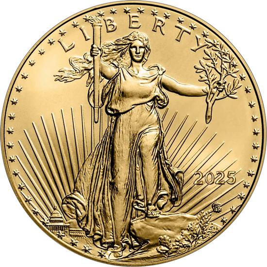 2024 Gold American Eagle 1oz BU Gold Coin