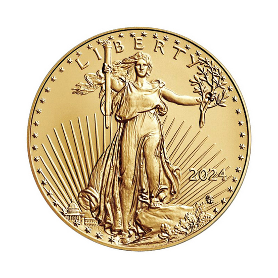 2024 Gold American Eagle Half Ounce BU Gold Coin
