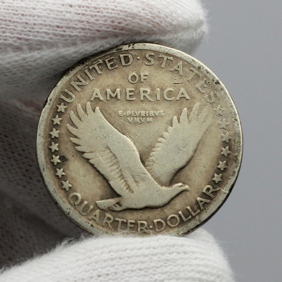 1917 Type 2 Standing Liberty Quarter G/VG Condition