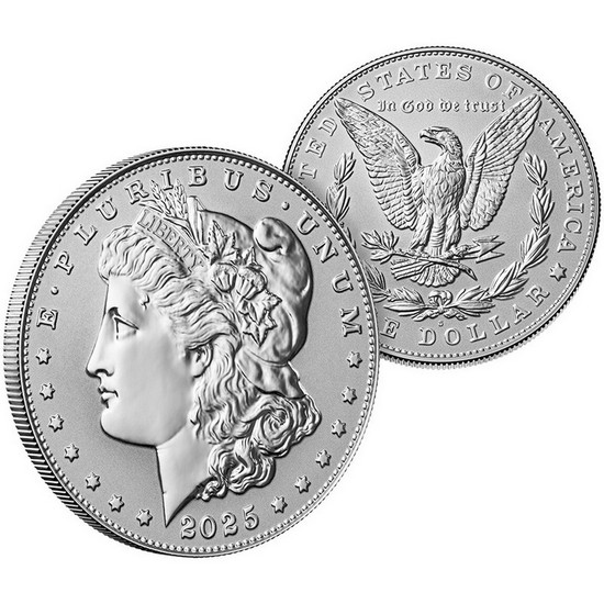 2025 S Morgan and Peace Silver Dollar Set Reverse Proof in OGP