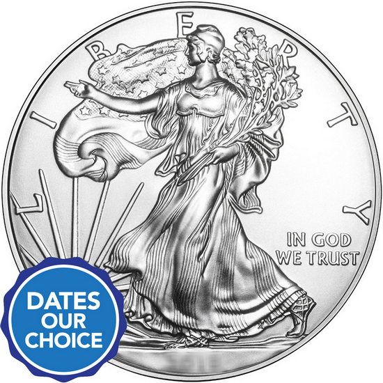 Silver American Eagle BU Date Our Choice - Secondary Market