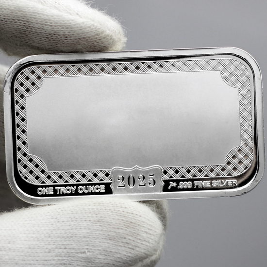 Personalize the Silver Bar with Engraving of the Special Couple's Names