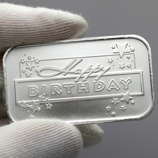 Birthday Stars Silver Ingot Reflective Qualities