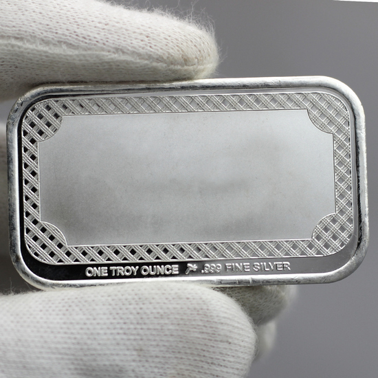 Engraving Area With Love 1oz .999 Silver Bar