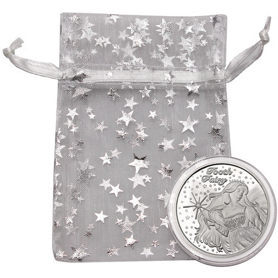 Tooth Fairy 1oz .999 Silver Medallion in Gift Packaging