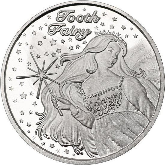 Tooth Fairy 1oz .999 Silver Medallion in Gift Packaging Tooth Fairy 1oz .999 Silver Medallion in Gift Packaging
