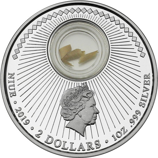 2019 Niue Silver In the Footsteps of Jesus: Nazareth with Olive Wood from Nazareth 1oz Proof in OGP 2019 Niue Silver In the Footsteps of Jesus: Nazareth with Olive Wood from Nazareth 1oz Proof in OGP