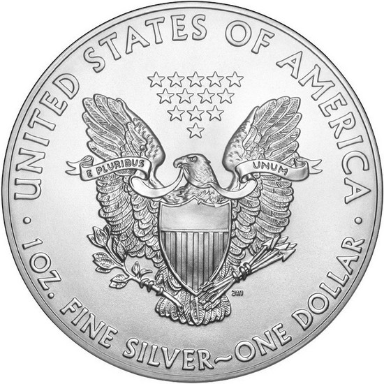 2021 Silver American Eagle BU Type 1 Coin in Flip