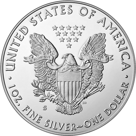 2018 S Silver American Eagle Coin PF in OGP