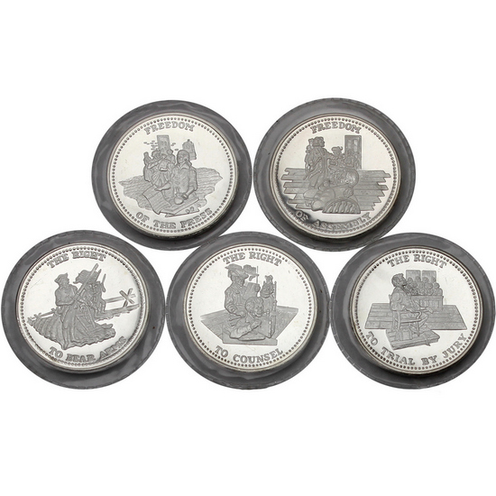 Johnson Matthey Freedom Series 1oz .999 Silver Medallion Design Our Choice Single Johnson Matthey Freedom Series 1oz .999 Silver Medallion Design Our Choice Single