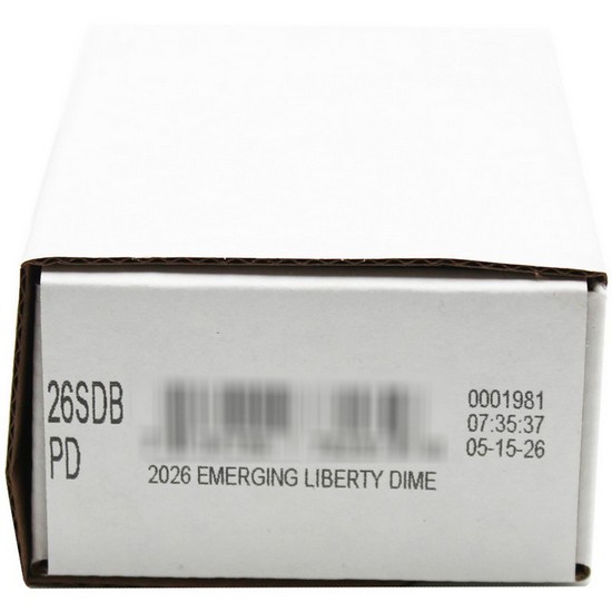 2026 $20 P&D Semiquincentennial Dime Emerging Liberty Bag BU Condition in Original U.S. Mint Sealed Box 2026 $20 P&D Semiquincentennial Dime Emerging Liberty Bag BU Condition in Original U.S. Mint Sealed Box