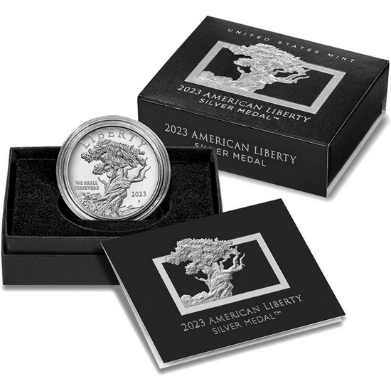 2023 P Silver American Liberty Series Proof 1oz Medal