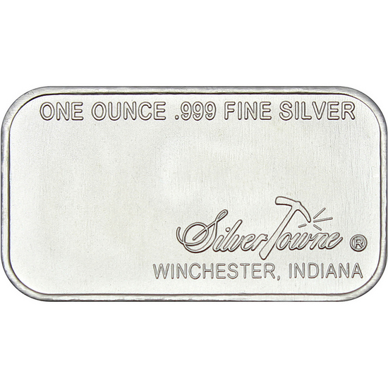 SilverTowne Prospector 1oz .999 Silver Bar SilverTowne Prospector 1oz .999 Silver Bar