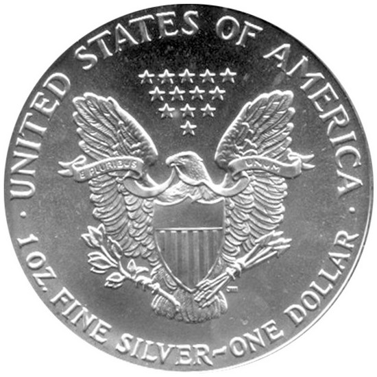 1991 Silver American Eagle BU 1991 Silver American Eagle BU