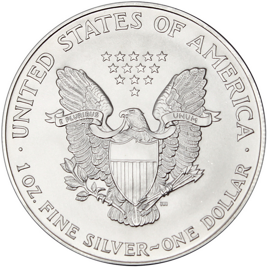 1996 Silver American Eagle BU
