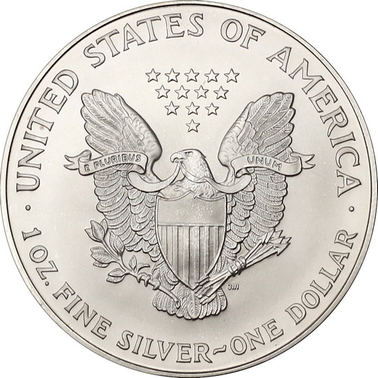 1997 Silver American Eagle BU