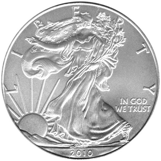 2010 Silver American Eagle BU