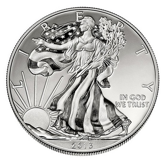 2013 W Silver American Eagle West Point 2pc Silver Set OGP