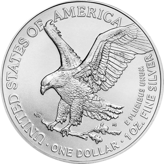 2026 Silver American Eagle BU Coin in Flip 2026 Silver American Eagle BU Coin in Flip