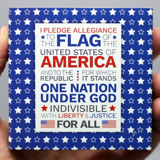 Pledge of Allegiance Box Sleeve for Gift Giving