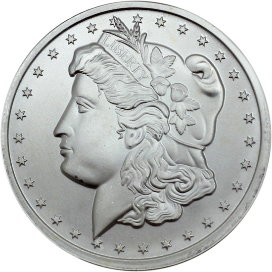 Morgan Dollar Replica 1oz .9999 Silver Medallion