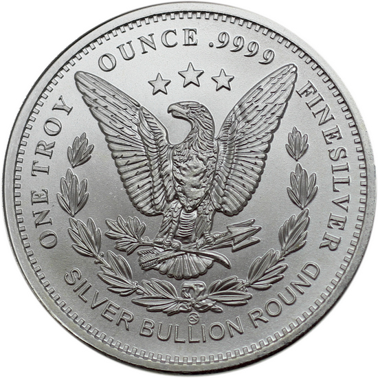 Morgan Dollar Replica 1oz .9999 Silver Medallion