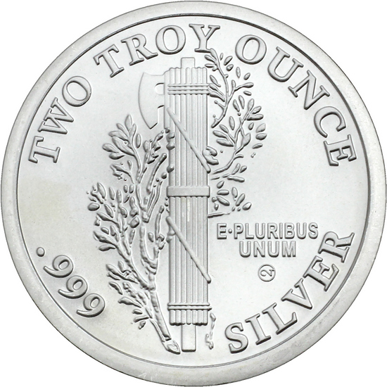 Mercury Dime Replica 2oz .999 Silver Medallion Mercury Dime Replica 2oz .999 Silver Medallion