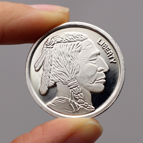 Buffalo Replica Half Ounce .999 Silver Medallion