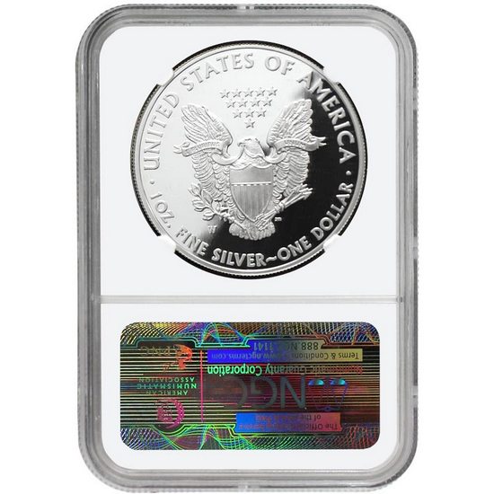 2013 W Silver American Eagle PF69 UC ER NGC Blue Label 2013 W Silver American Eagle PF69 UC ER NGC Blue Label