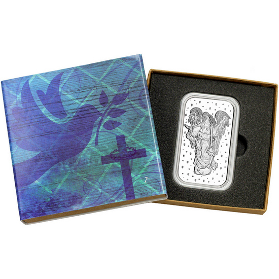 Guardian Angel 1oz .999 Silver Bar in Gift Box