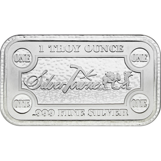 SilverTowne Money Bars 1oz .999 Silver Bar