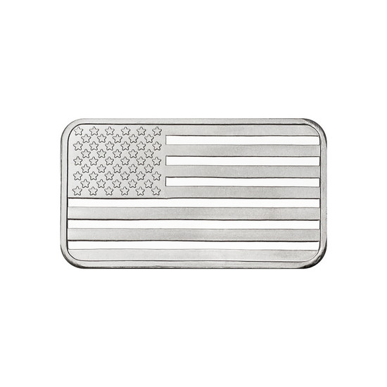 American Flag Half Ounce .999 Silver Bar