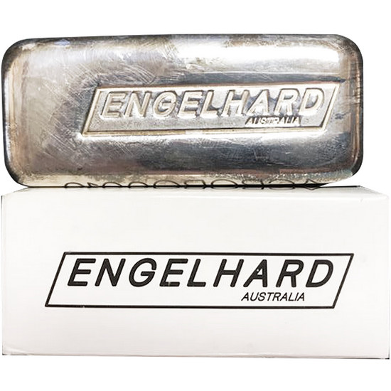 Engelhard Australia Cast 10oz .999 Silver Bar - Secondary Market