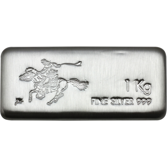 SilverTowne Pony 1 Kilo .999 Silver Cast Bar