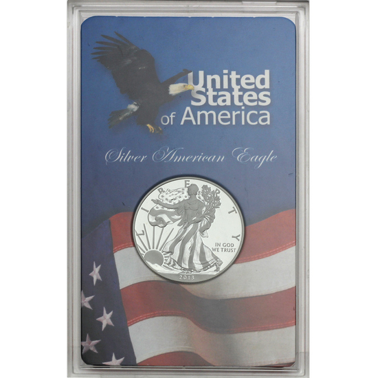 2013 W Silver American Eagle Enhanced Proof in Custom Packaging