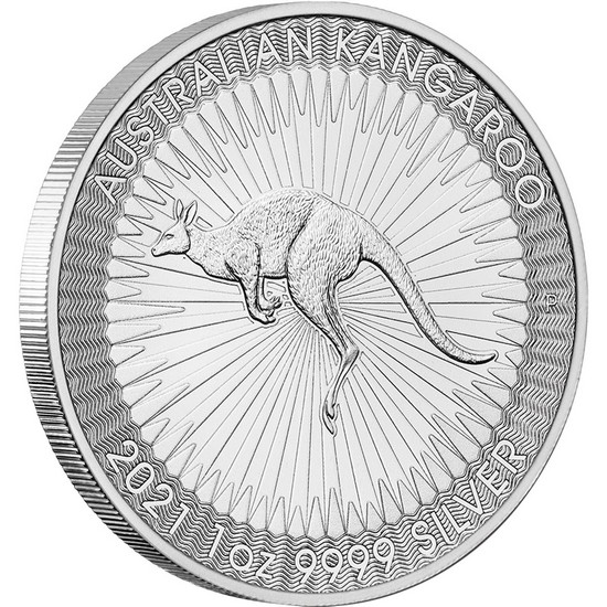 2021 P Australia Silver Kangaroo 1oz BU